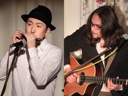 ことし4月に弥彦で行われた倉井夏樹さんとカイ・ペティートさんのユニットによるライブ