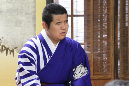 子ども落語のたら福亭美豚さん