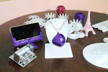 同社の3Dプリンターで製作したもの