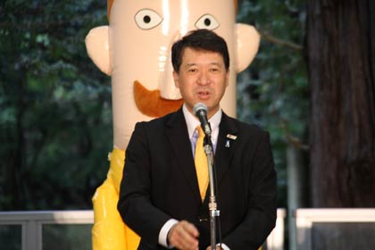 開会式の泉田知事