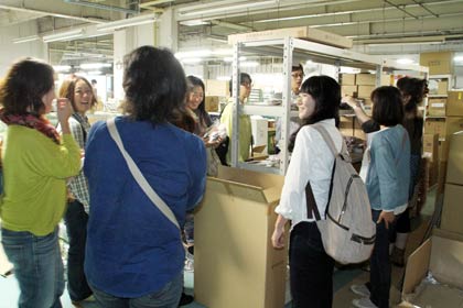  角利産業の見学