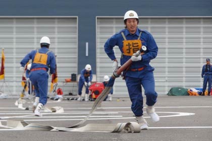  ポンプ操法訓練