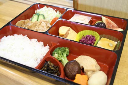 1日農家レストランで限定販売された飛燕舞弁当