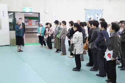  日本画の作品鑑賞会