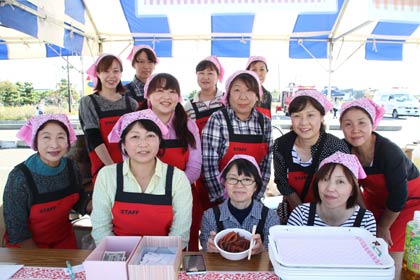 分水商工会女性部の出店