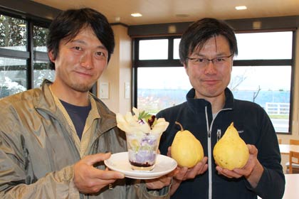 ふるふる会チームくだものチームリーダー石黒さん(左)とメンバーの渡辺さん