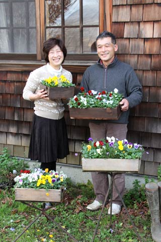  ハーベストで土田さん夫婦
