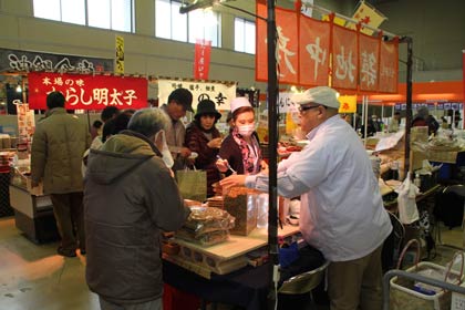 同時開催の「北海道＆うまいもの市」
