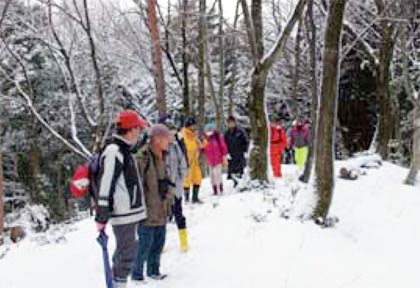 一昨年の護摩堂山野鳥観察会のようす