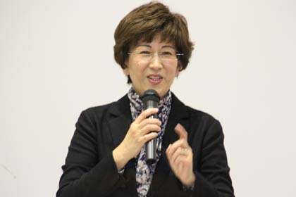 講師の有限会社MAX・ZEN performance consultants代表取締役、丸山結香さん