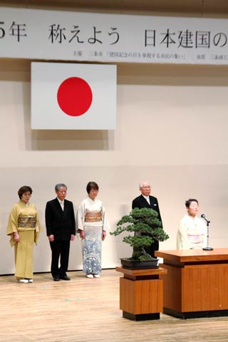  ＝三条詩吟連盟の5人による御製奉唱