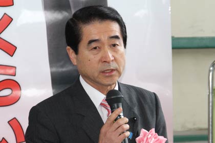 4月の県議選に出馬する桜井氏