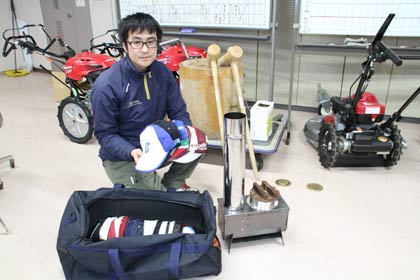 本番に向けて要しているさまざまな道具
