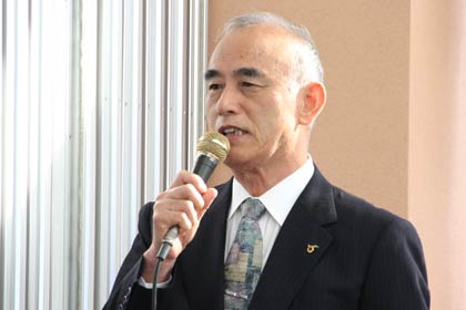 佐藤雅夫後援会長
