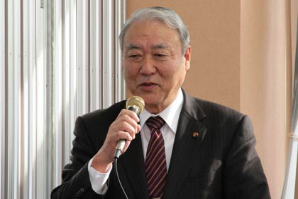 森山昭市議会議長