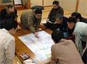 防災マップを作成する笈ヶ島自主防災会