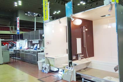 システムキッチンの展示