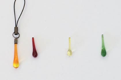 バーナーワークで作るピアスなど