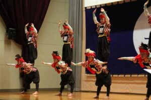 月潟の伝統芸能「角兵衛獅子」の囃子の生演奏が復活、披露