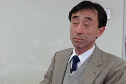 加茂市長選に立候補することを決めて立候補予定者説明会に出席した坂上氏