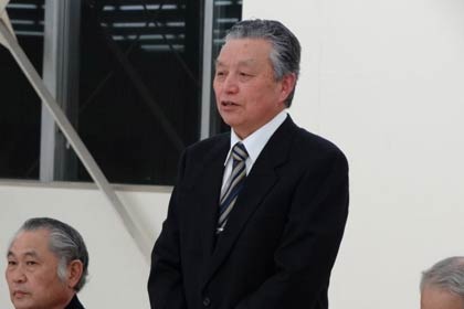 稲葉会長のあいさつ