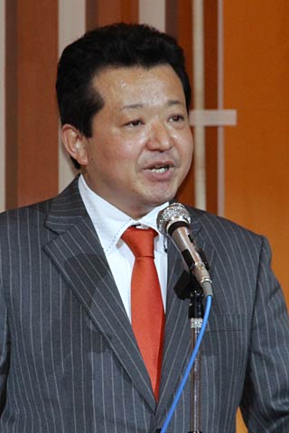 藤田博史氏の総決起集会の藤田氏