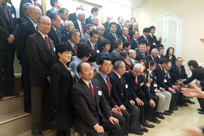 両クラブで記念撮影