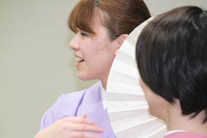 染井吉野太夫役の本田菜生さん