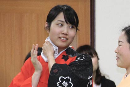  信濃太夫役の近藤歩夢さん
