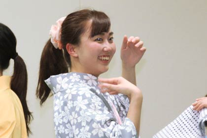 桜太夫役の山岡すみれさん