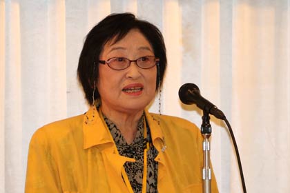 阿部会長のあいさつ