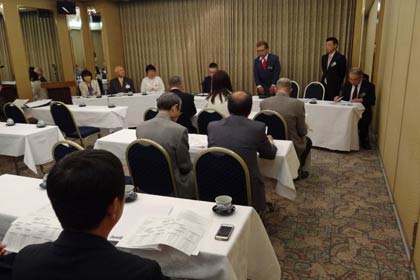 越後三条鍛冶集団の平成27年度通常総会