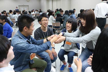 ことしの「寺小屋つばさ100kim徒歩の旅」に向けて第1回の学生スタッフ研修
