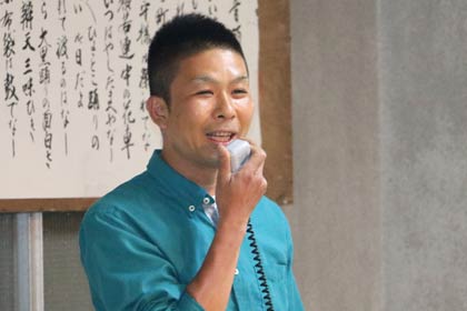 笠原総代があいさつ
