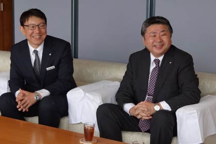 市長と歓談