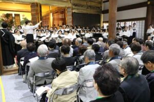 真宗大谷派三条教区・三条別院で始まった宗祖親鸞聖人七百五十回御遠忌法要