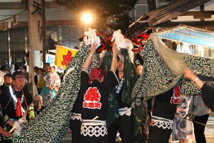 上横町神楽保存会による獅子神楽