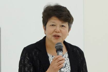  新潟県動物愛護協会県央支部の坂田光子支部長