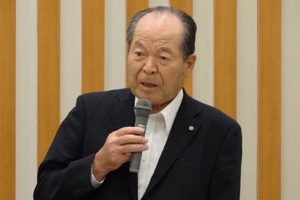 三条夏まつり協賛会会長の斉藤弘文三条商工会議所会頭