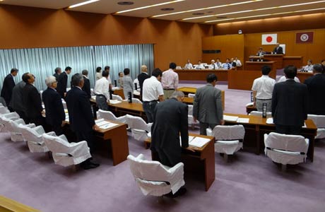 15日開会した三条市議会の6月定例会