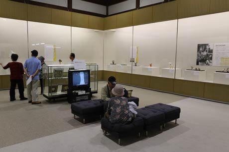 7月26日まで三条市歴史民俗産業資料館で開かれている鶴巻三郎展