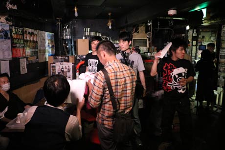 ライブハウスでの撮影