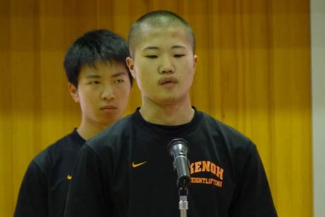 ウエイトリフティング部の大原義史部長