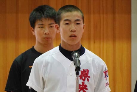 野球部の鈴木大成主将