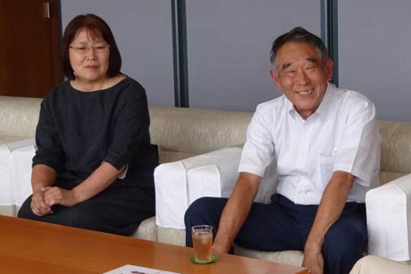 国定市長と歓談
