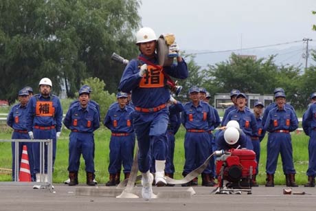 第9回三条市消防団小型ポンプ操法競技会