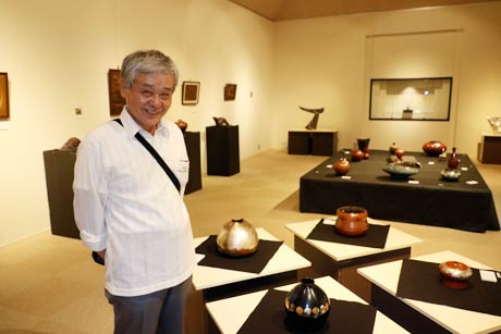 会場で会員の細野五郎さん
