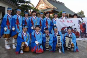 9日の三条マルシェで正午からよさこい新曲『翔囃子（かけりばやし）』の踊りの講習会