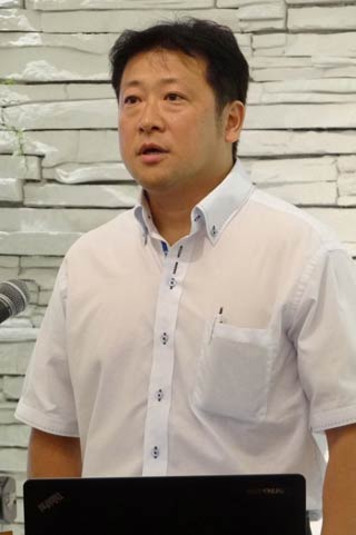 新潟県中小企業家同友会三条支部の山田支部長