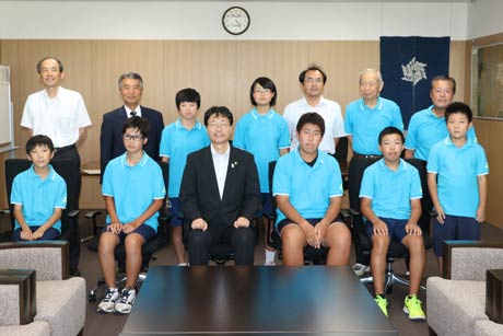 吉田北ジュニアの選手ら